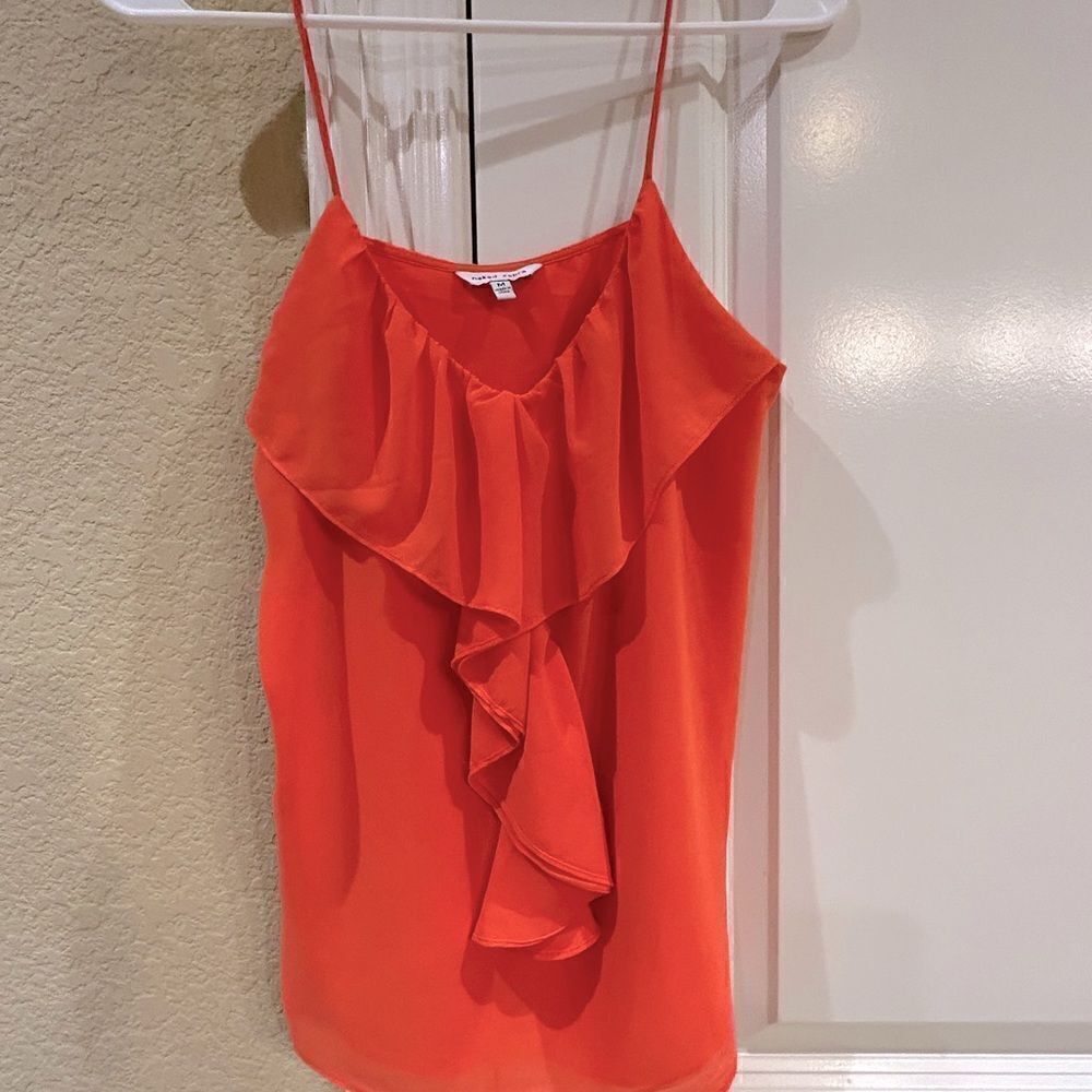 ‎Orange sleeveless top size Medium Naked Zebra